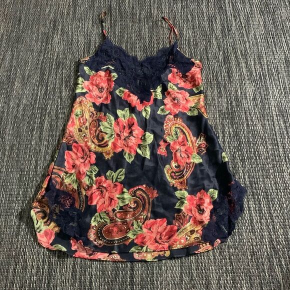 Victoria's Secret Vintage Slip Dress Floral Gold Label Y2K - Picture 1 of 6